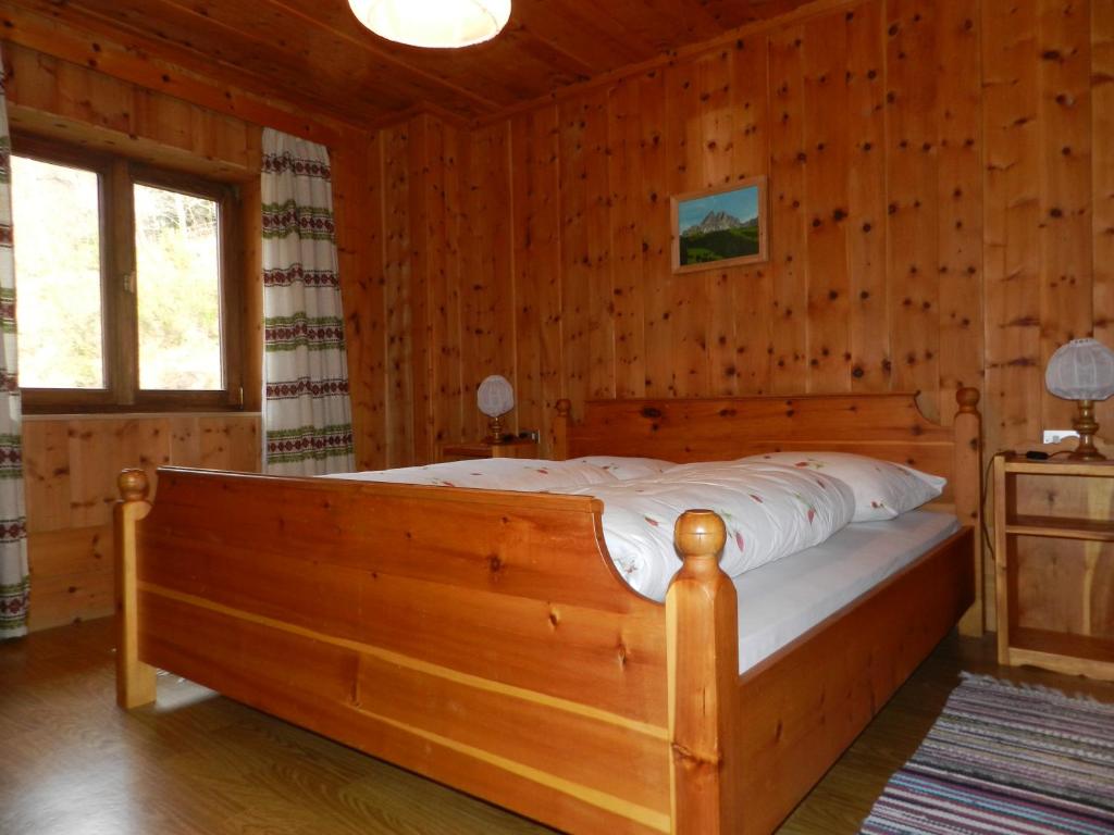 Postel nebo postele na pokoji v ubytování Gedrarzerhof