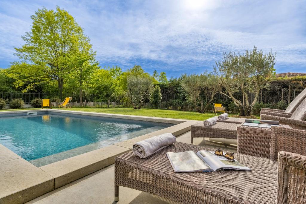 Villa prestige piscine climatisation standing Lyon Ouest