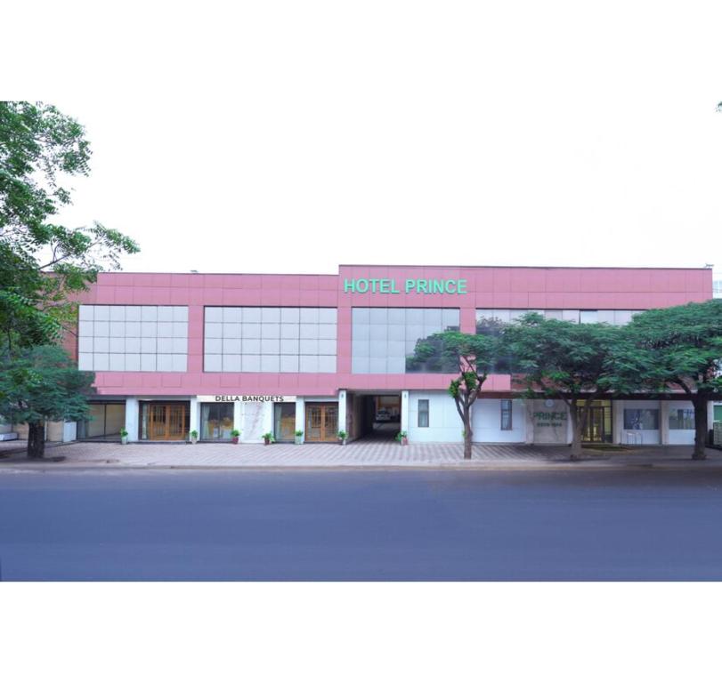 a large building with a hotel ranger sign on it at Hotel Prince, Bhuj in Bhuj