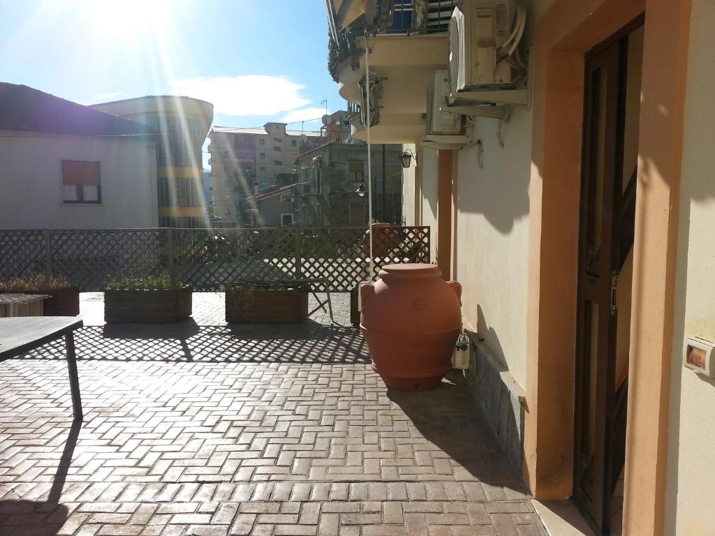 A balcony or terrace at La Terrazza