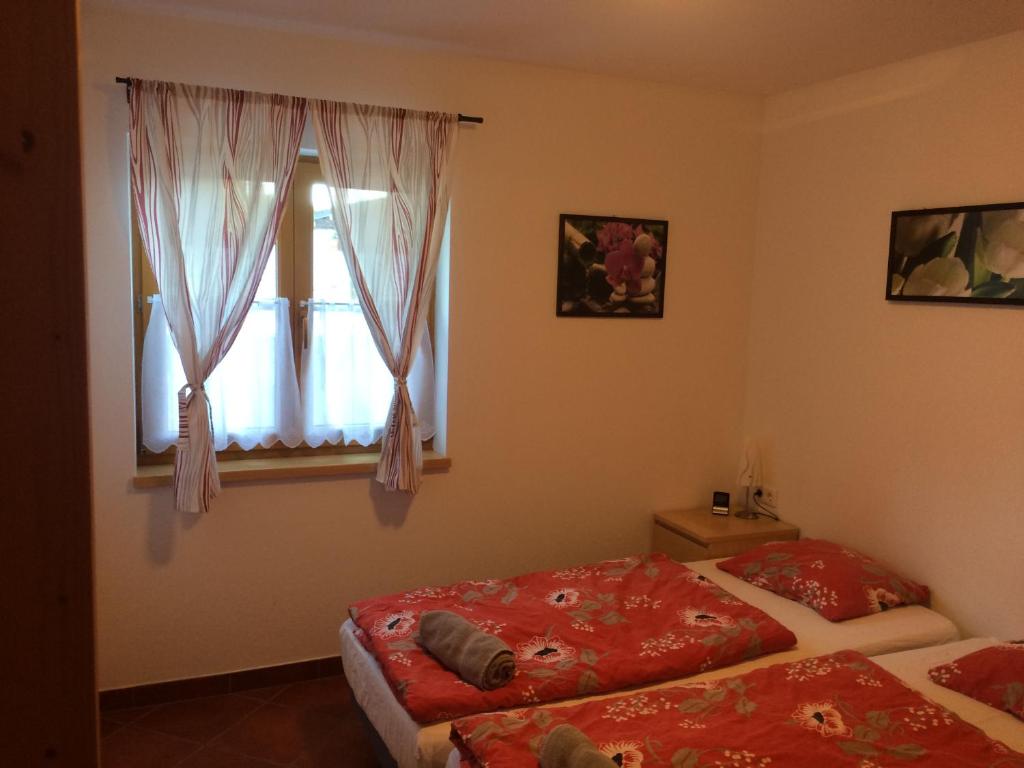 Posteľ alebo postele v izbe v ubytovaní Annaberg
