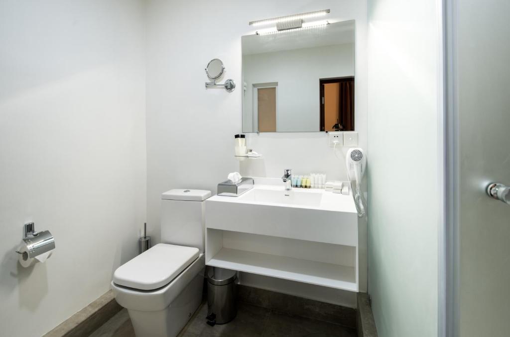 Koupelna v ubytování Arève Résidence Boutique Hotel