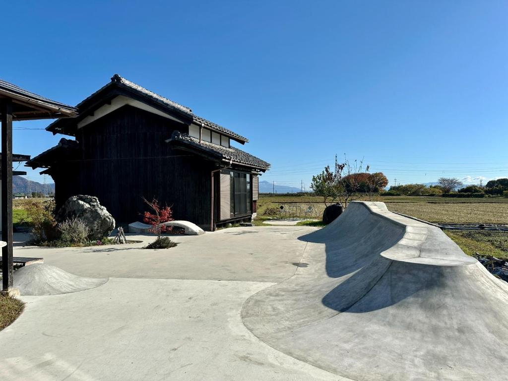 a skateboard ramp in front of a house at sikari Vacation STAY 95401v in Takashima