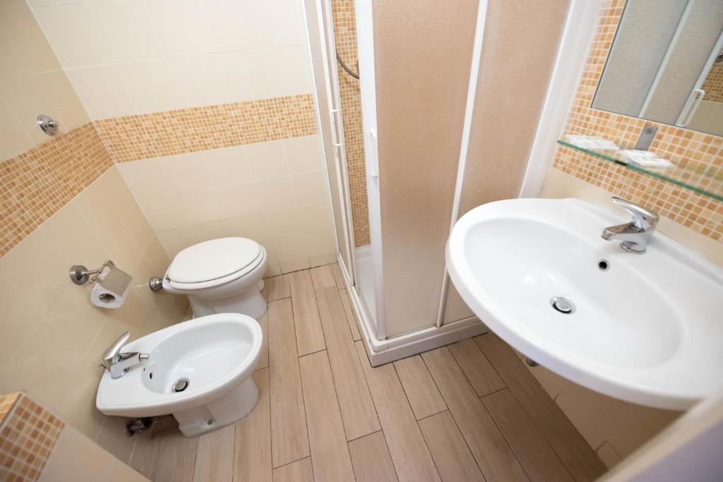 Koupelna v ubytování Hotel Palazzuolo