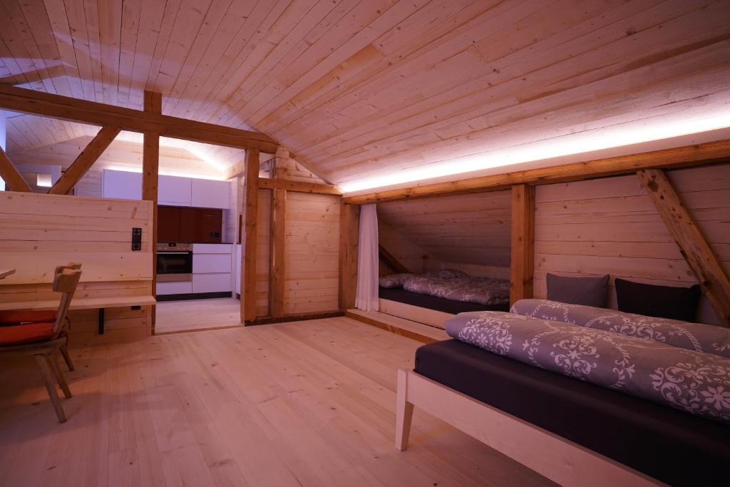 Kuchyň nebo kuchyňský kout v ubytování Mein Elternhaus Gästehaus Waltraud Fink