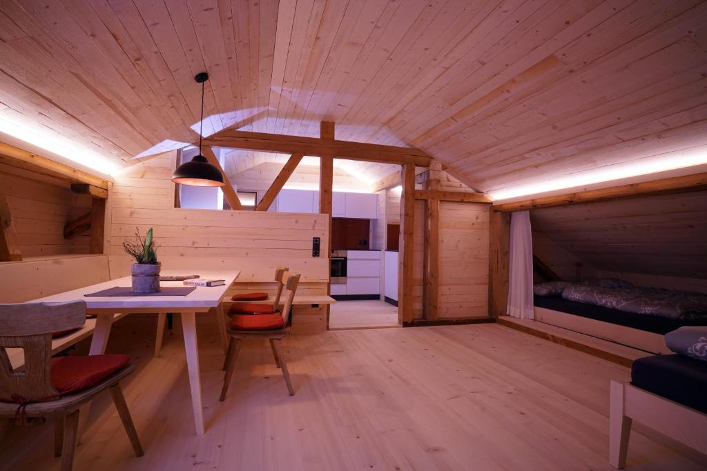 Posezení v ubytování Mein Elternhaus Gästehaus Waltraud Fink