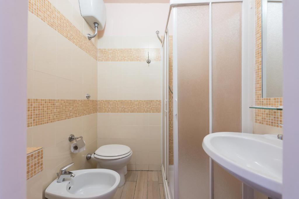 Koupelna v ubytování Hotel Palazzuolo