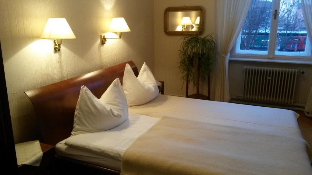 Voodi või voodid majutusasutuse Hotel Hammer toas
