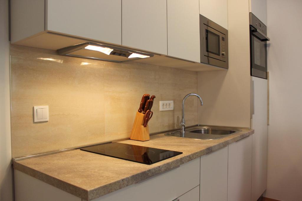 Kuchyňa alebo kuchynka v ubytovaní Apartment Penga