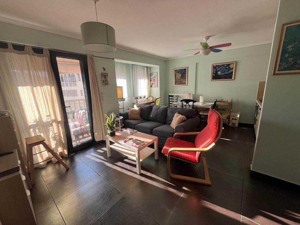 Cozy 2BR in Ano Poli with Sea View