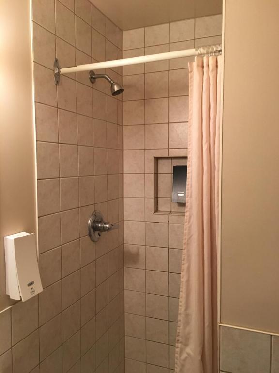 Koupelna v ubytování Motel le Sabre