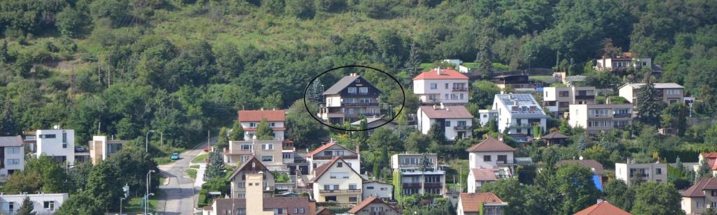 Pohľad z vtáčej perspektívy na ubytovanie Penzion Panorama