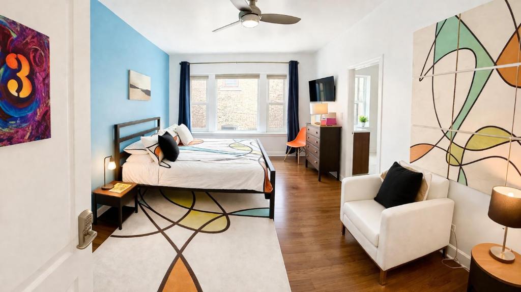 House 5863- Chicago's Premier Bed and Breakfast - Habitación King 3