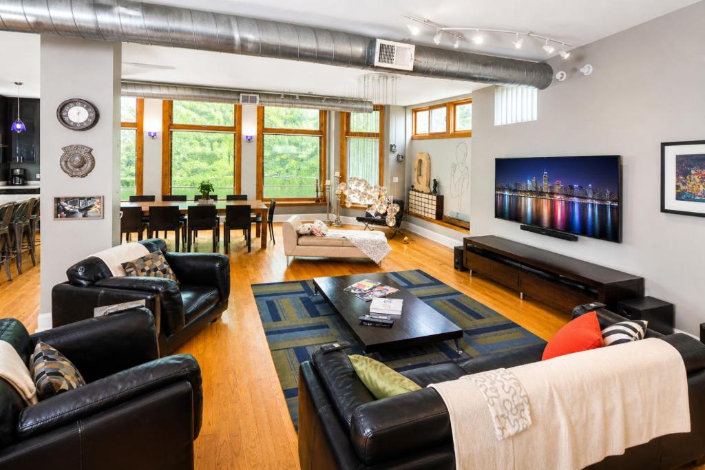 House 5863- Chicago's Premier Bed and Breakfast - Habitación Deluxe Con Cama Extragrande
