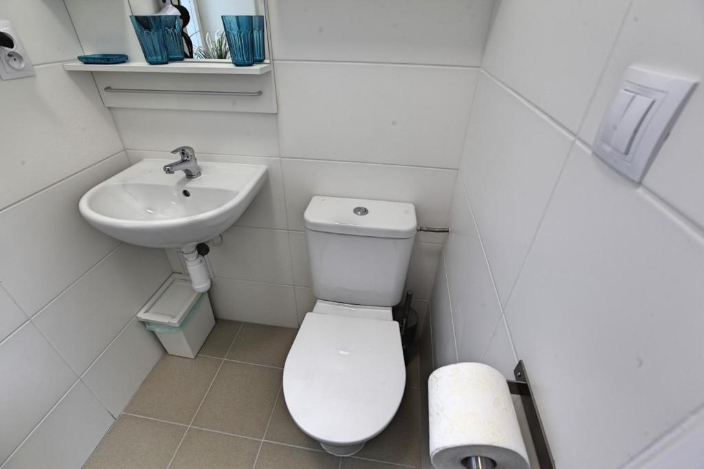 Koupelna v ubytování Angel City Aparthotel