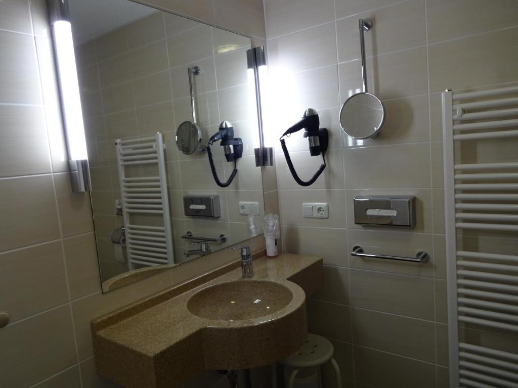 Koupelna v ubytování Gasthof Hotel Zum Ross