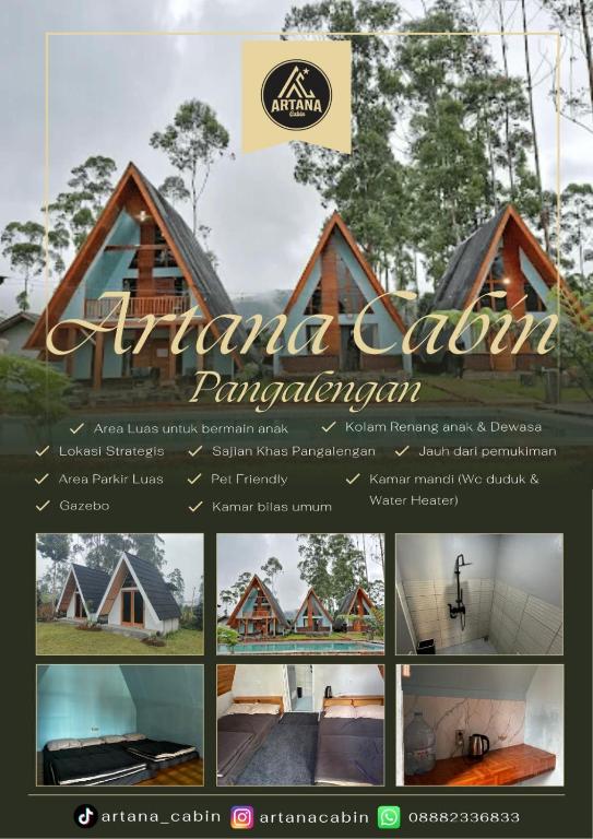 a website for a nepalese home improvement company at Artana cabin in Palayangan