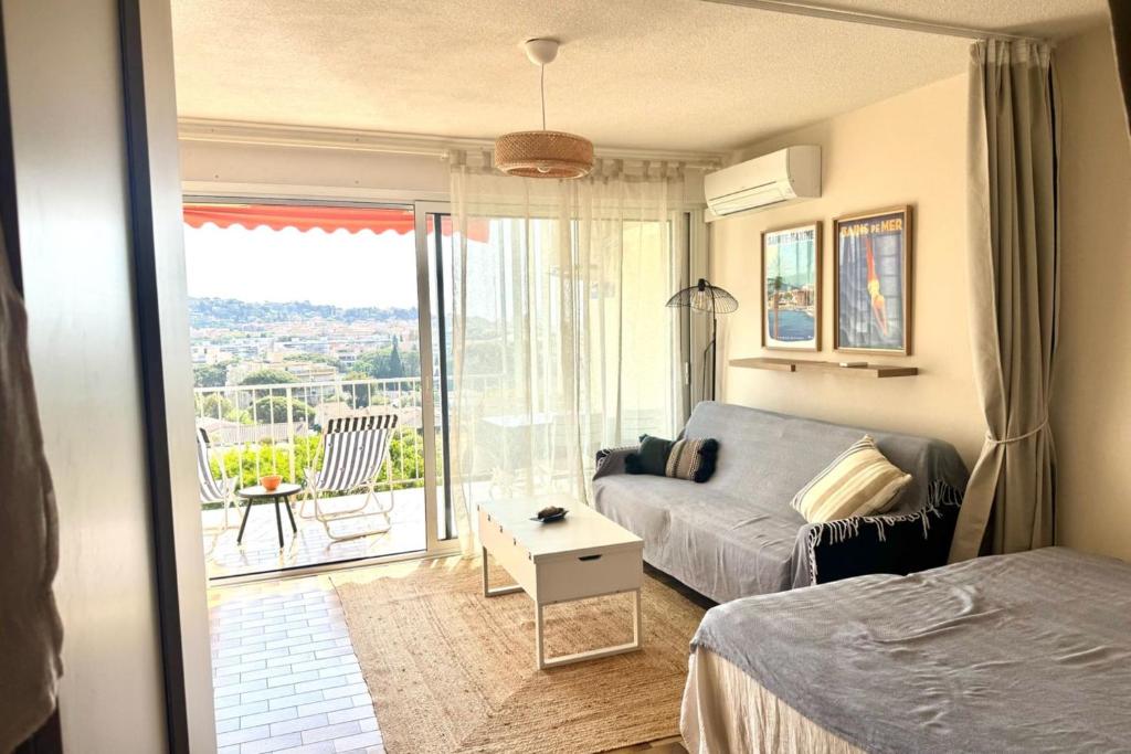 Studio with pool and balcony in Sainte-Maxime