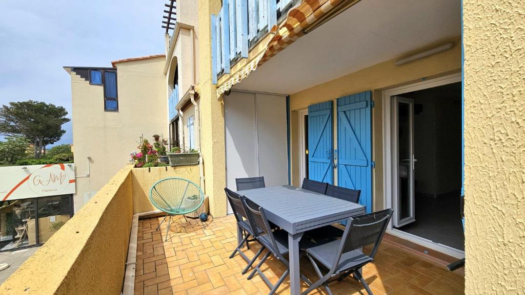 Grand T4 avec terrasse cœur Barcarès, plage à 100m