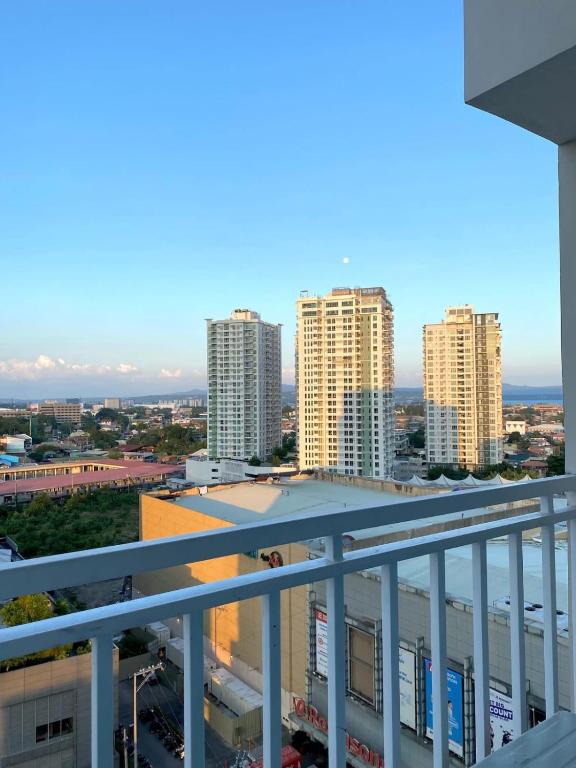 a view of the city from the balcony of a building at Yugen Studio in Davao City