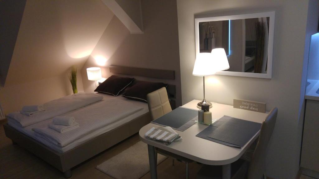 Posteľ alebo postele v izbe v ubytovaní D&G Apartments Zagreb