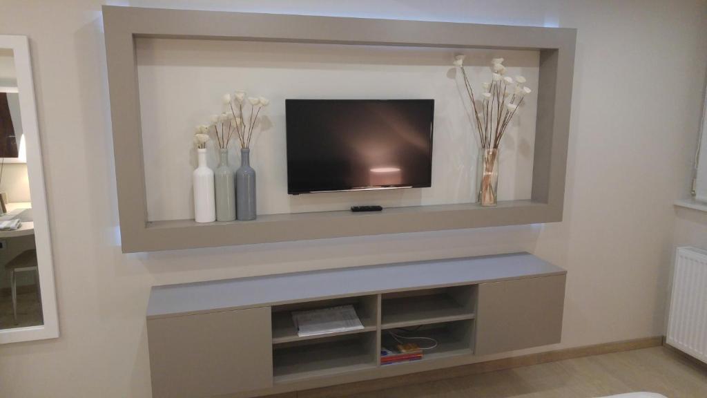 Televízia a/alebo spoločenská miestnosť v ubytovaní D&G Apartments Zagreb