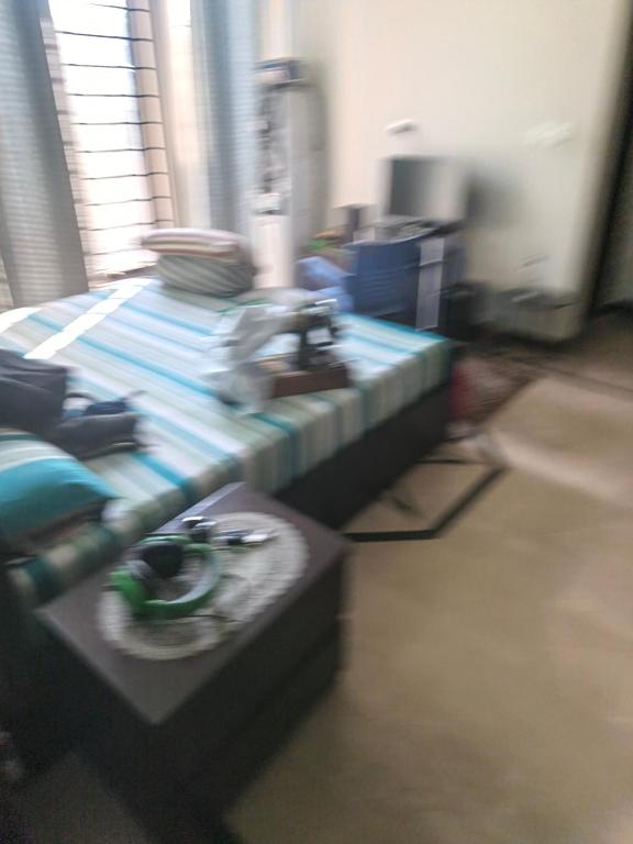 a blurry picture of a hospital room with a bed at Studio 430 in Islamabad