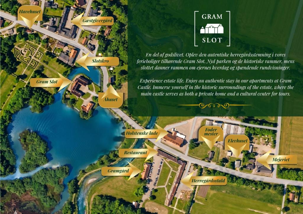 a map of the campus of carkitzitz homes at Gram Slot in Gram