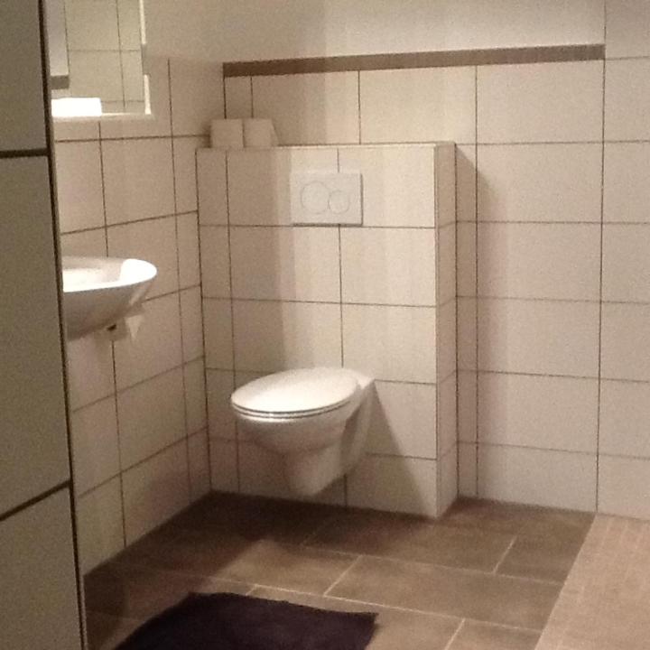 Koupelna v ubytování Hotel-Pension zum Paradies