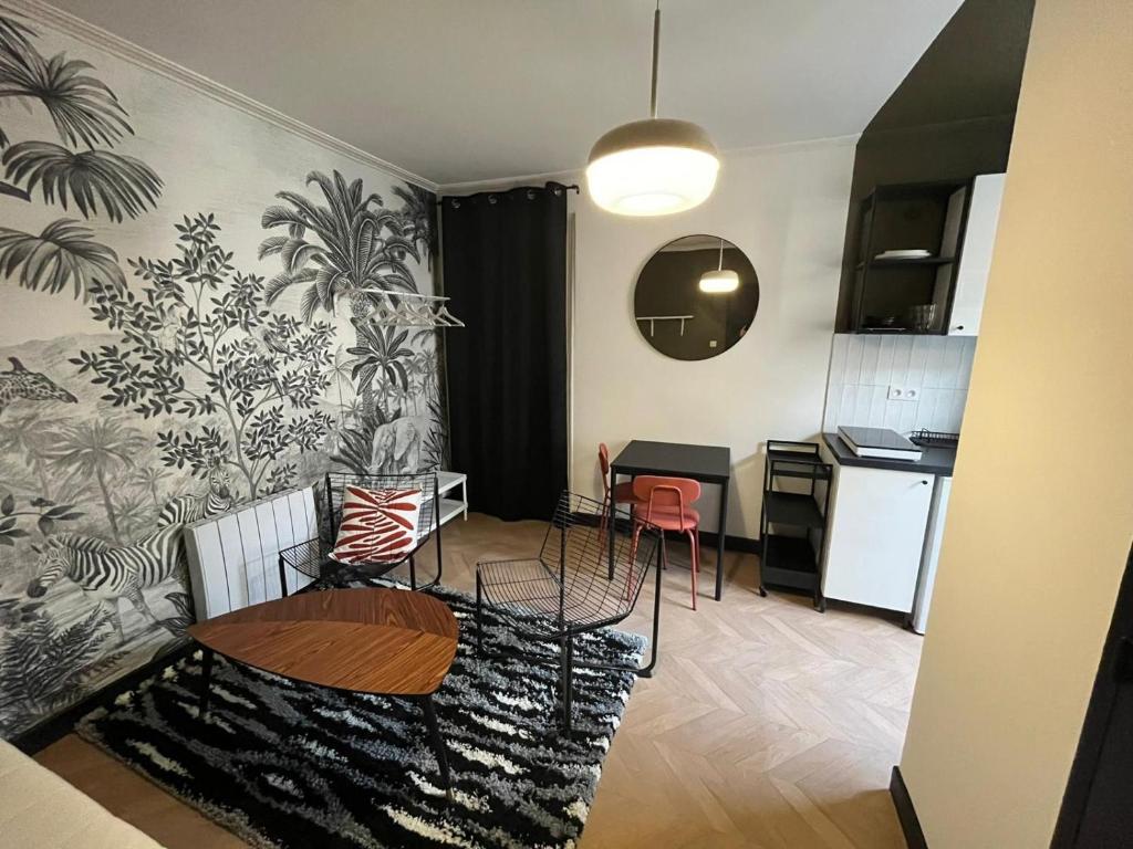Studio cosy et lumineux, proche de la gare
