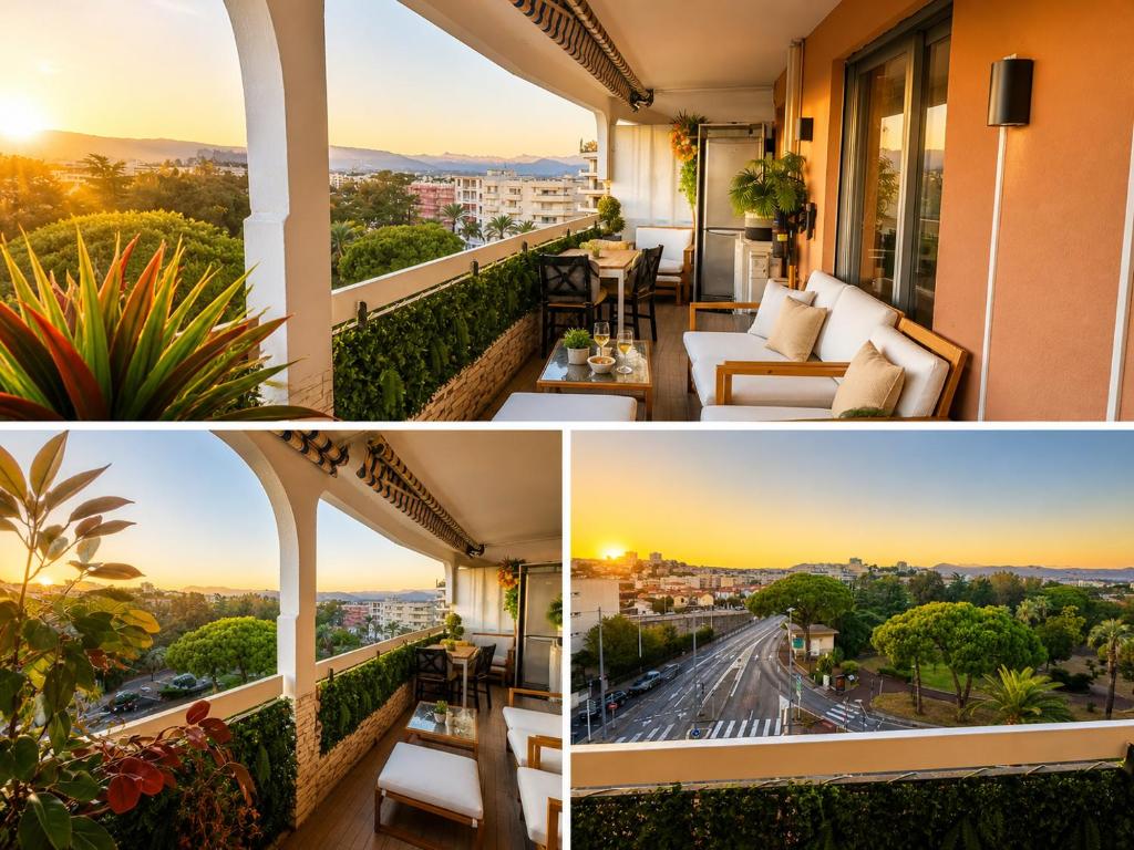 Bel appartement au centre d'Antibes, superbe terrasse et plages à pied