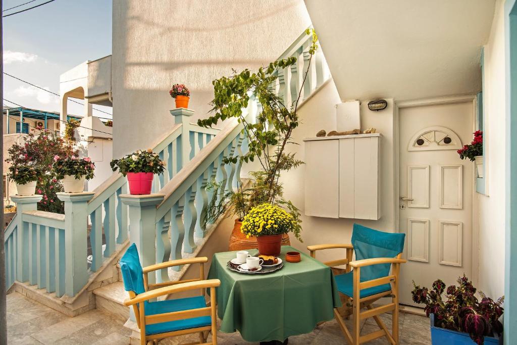 Balkón nebo terasa v ubytování Hotel Dionysis Studios
