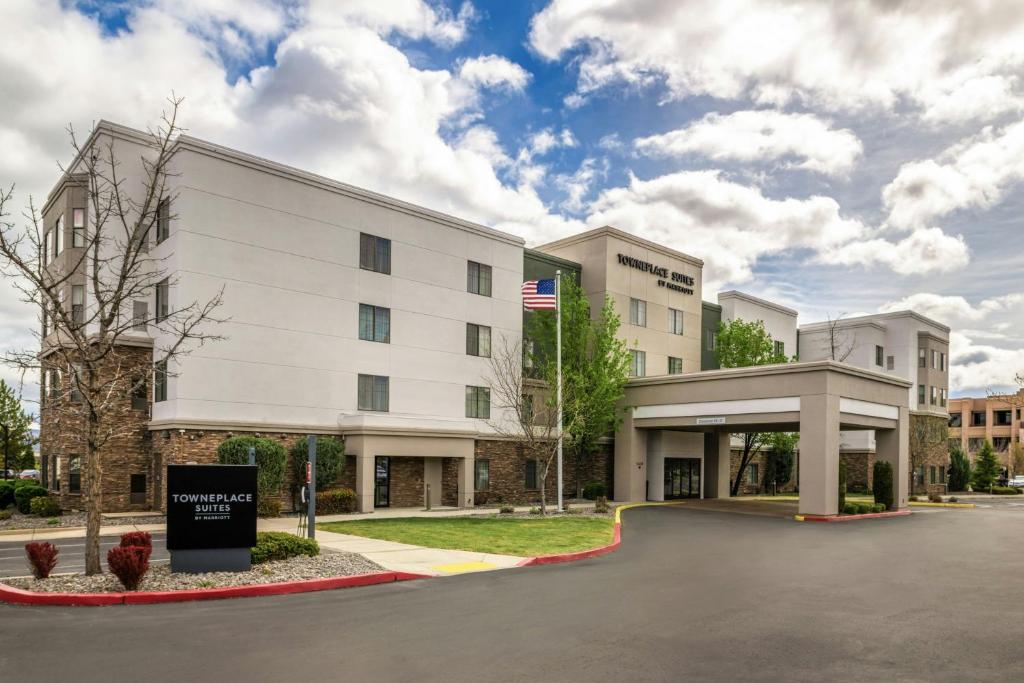 an image of the front of a building at TownePlace Suites by Marriott Reno in Reno