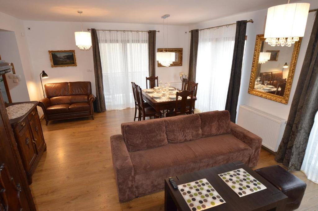 Posedenie v ubytovaní Apartament Malta Poznań