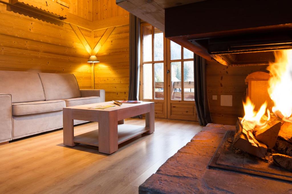 Posezení v ubytování Hôtel Le Labrador