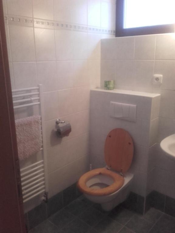 Koupelna v ubytování Hotel Anna