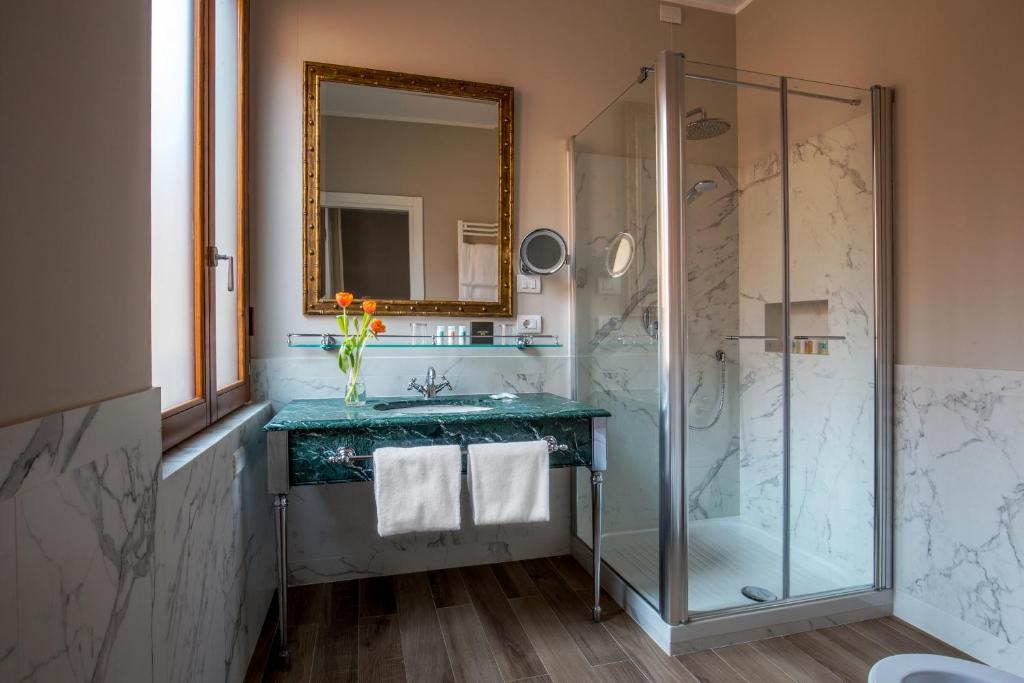 Koupelna v ubytování Hotel Monte Cenci