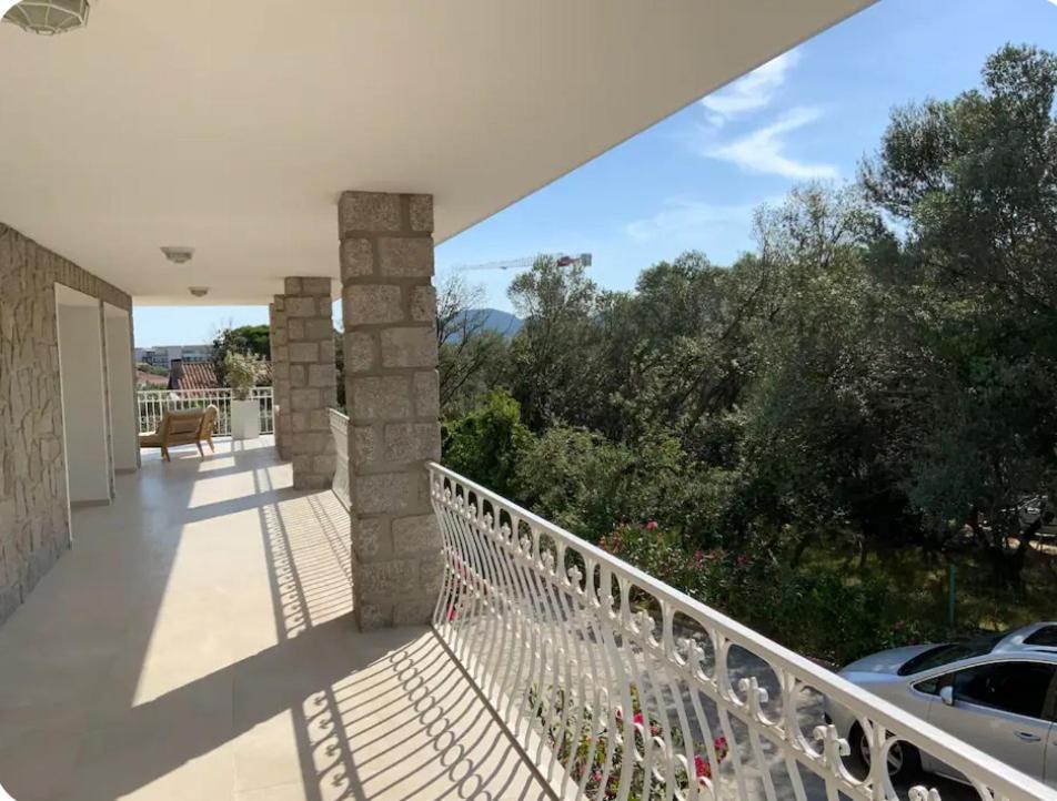 a view from the balcony of a house at Villa ste Catherine in Porto-Vecchio