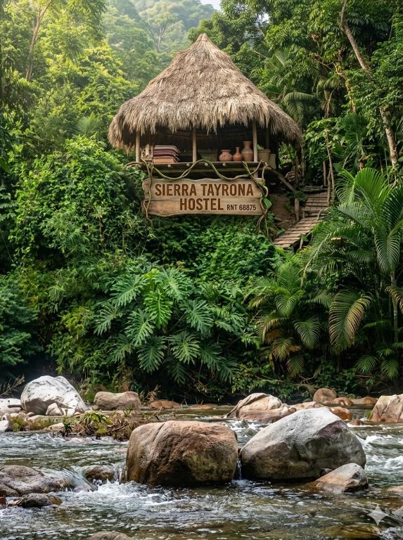 a tour of aambooambooambooambooambooambooambooambooambooambooambooamboo at Sierra Tayrona hostel in El Zaino