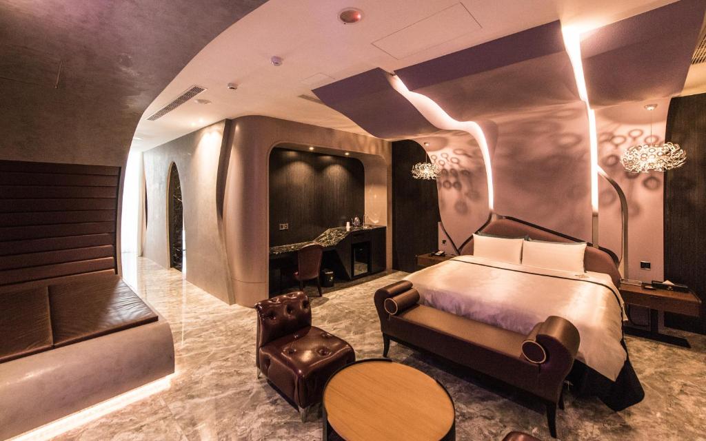 Posezení v ubytování Voga Motel