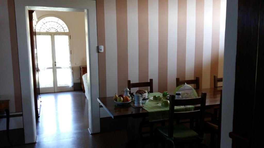 Posezení v ubytování B&B Le Ripe