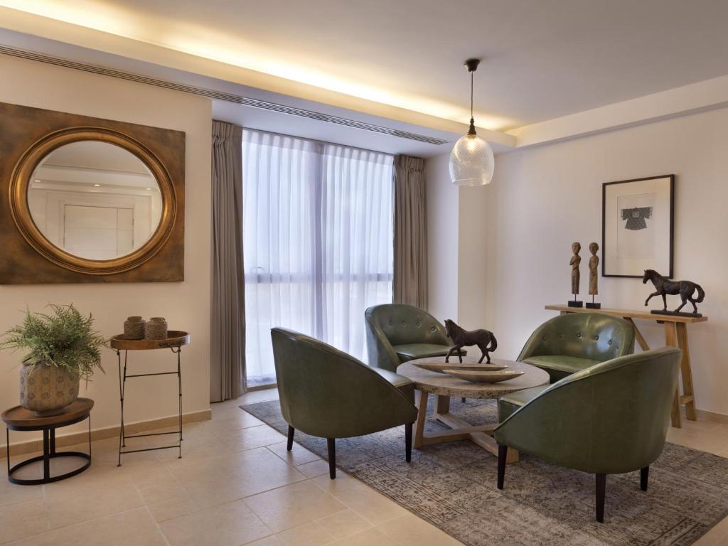 Posezení v ubytování Vital - Urban boutique hotel TLV