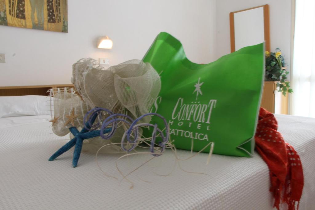 Postel nebo postele na pokoji v ubytování Hotel Confort