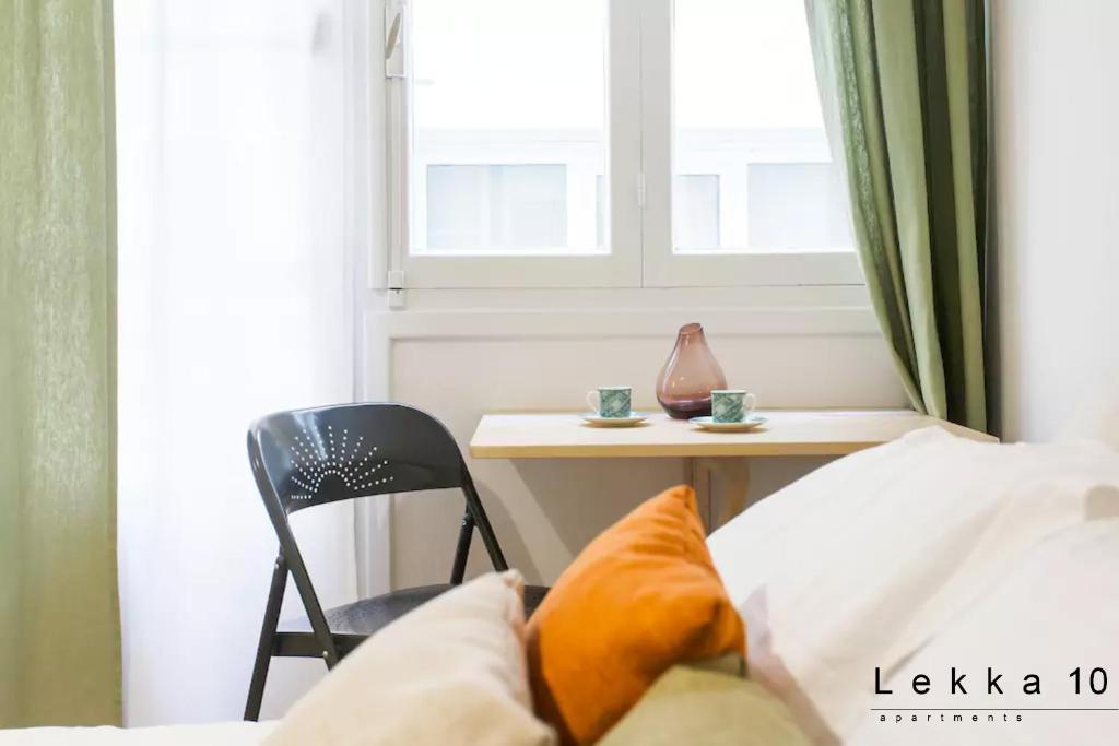 Posteľ alebo postele v izbe v ubytovaní Lekka 10 Apartments