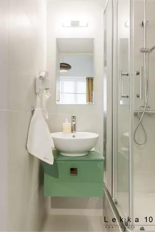 Kúpeľňa v ubytovaní Lekka 10 Apartments