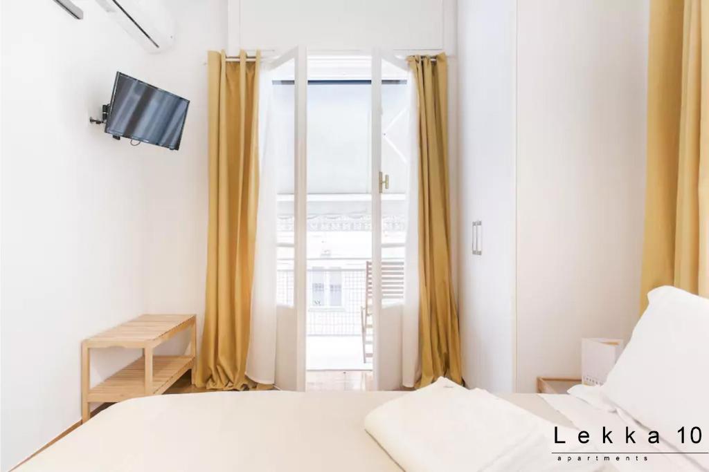 Posteľ alebo postele v izbe v ubytovaní Lekka 10 Apartments