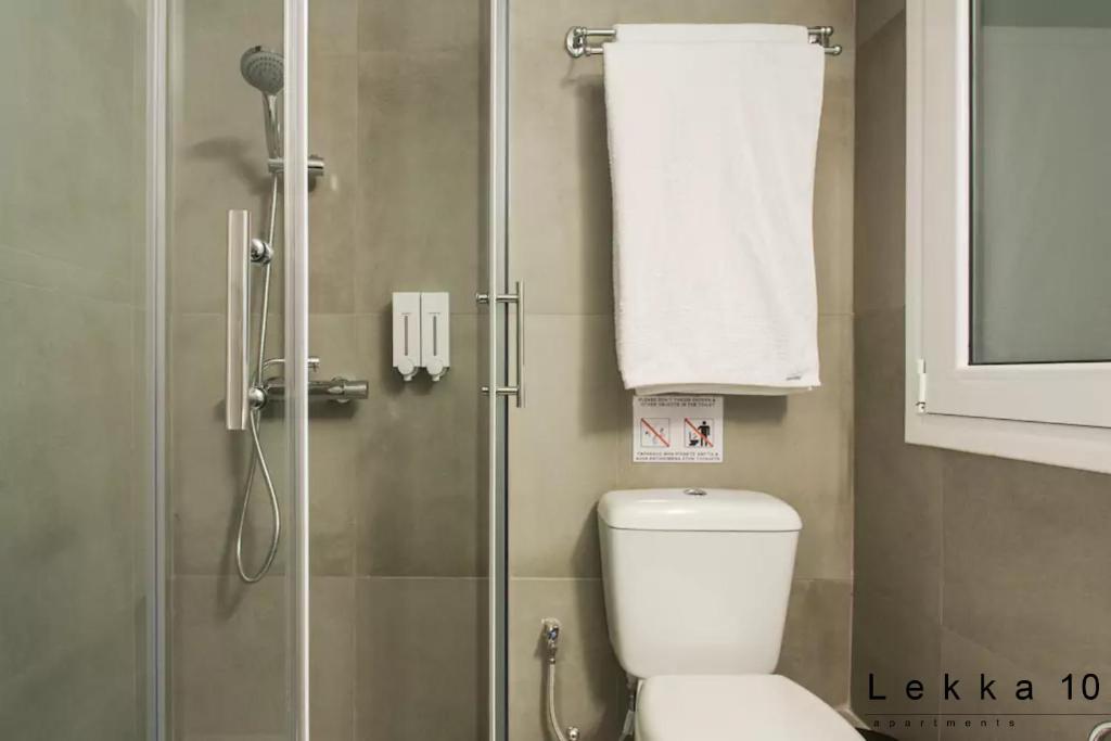 Kúpeľňa v ubytovaní Lekka 10 Apartments