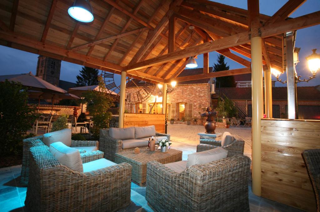 Posezení v ubytování B&B Les Secrets de la Vie