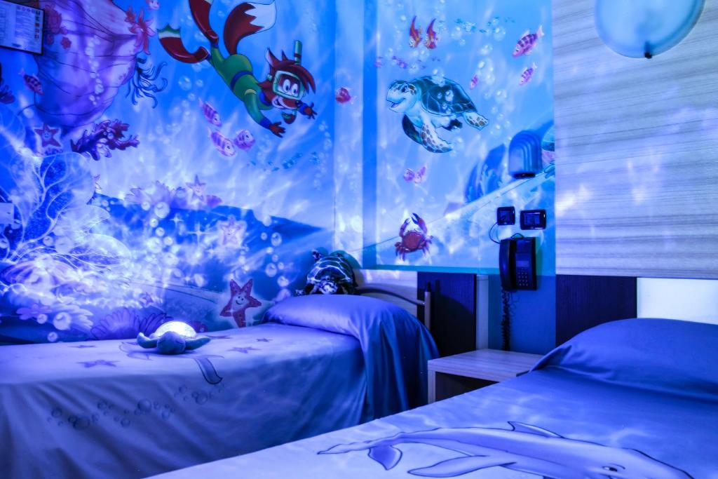 Postel nebo postele na pokoji v ubytování Hotel Krone