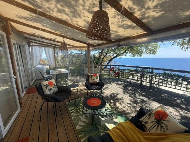 Vue mer imprenable et ambiance cocooning